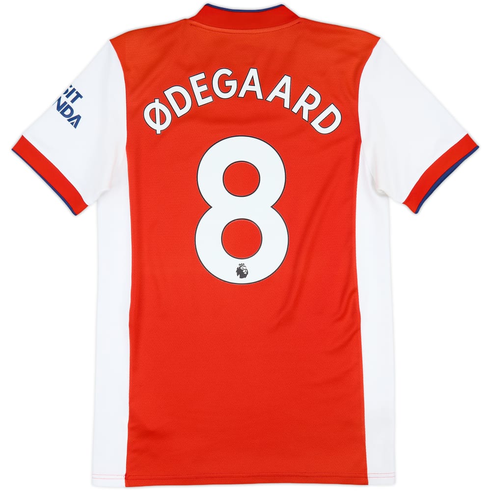 2021-22 Arsenal Home Shirt Odegaard #8 - 7/10 - (S)