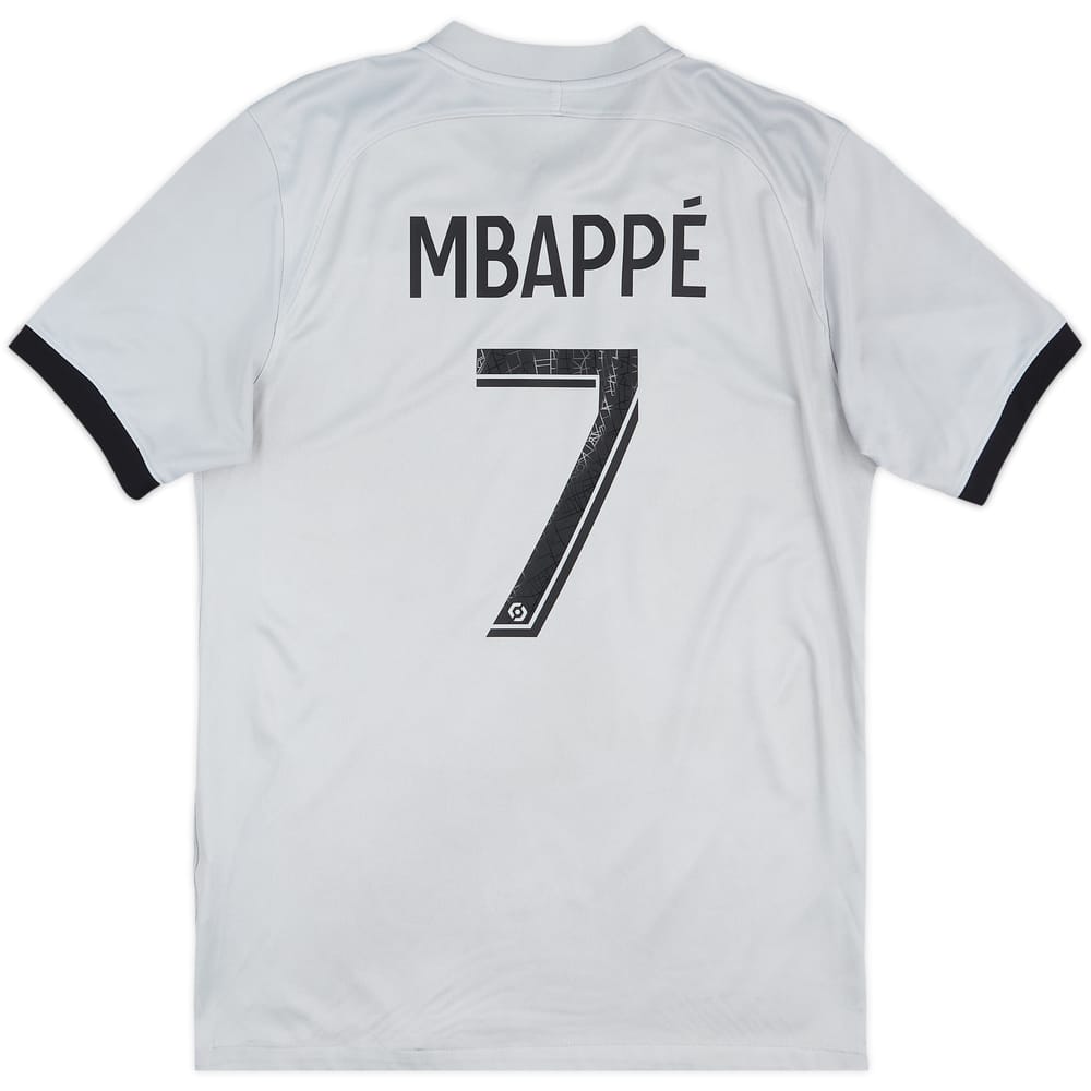 2022-23 Paris Saint-Germain Away Shirt Mbappe #7 - 7/10 - (S)