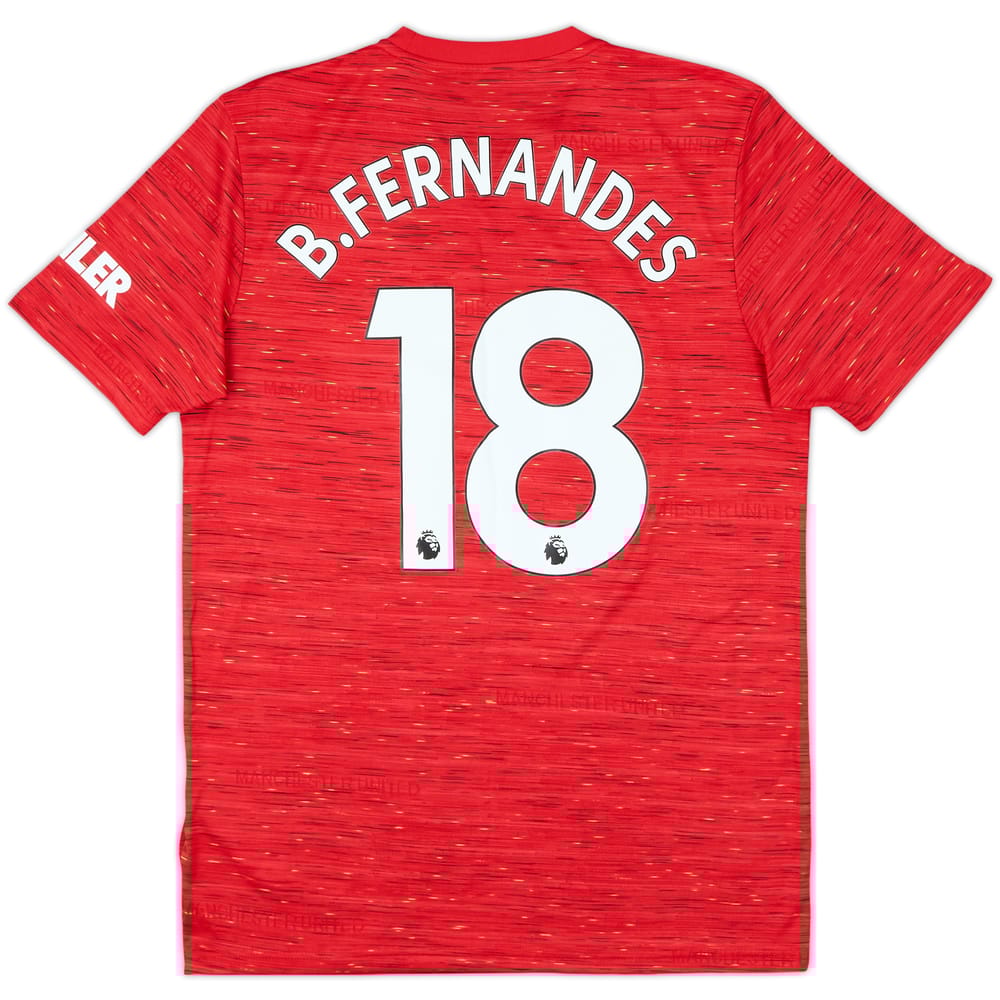 2020-21 Manchester United Home Shirt B.Fernandes #18 - 9/10 - (M)