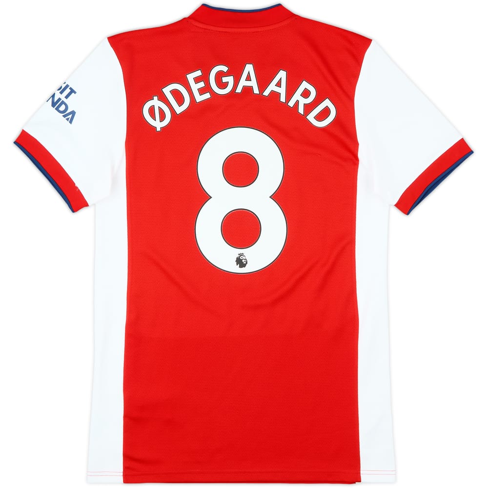 2021-22 Arsenal Home Shirt Odegaard #8 - 8/10 - (S)