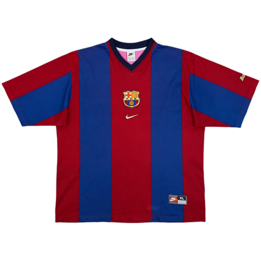 1998-00 Barcelona Basic Home Shirt - 9/10 - (XL)
