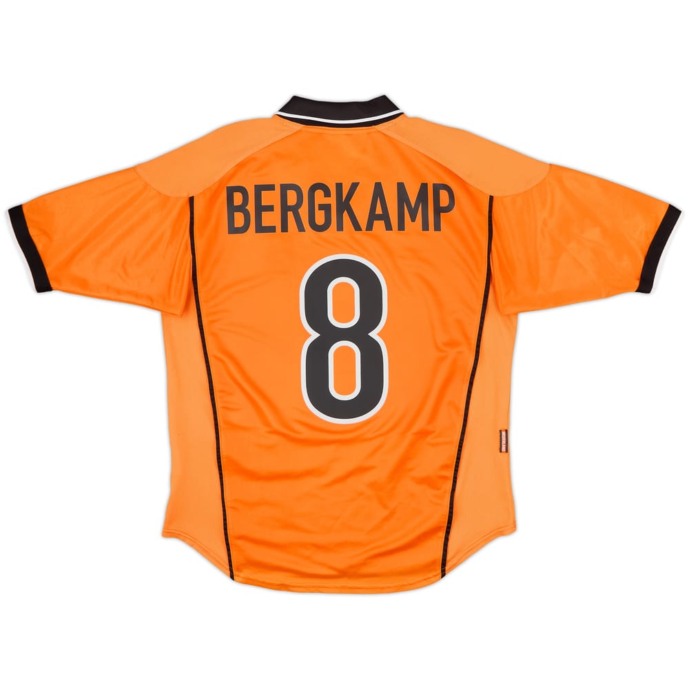 1998-00 Netherlands Home Shirt Bergkamp #8 - 8/10 - (M)