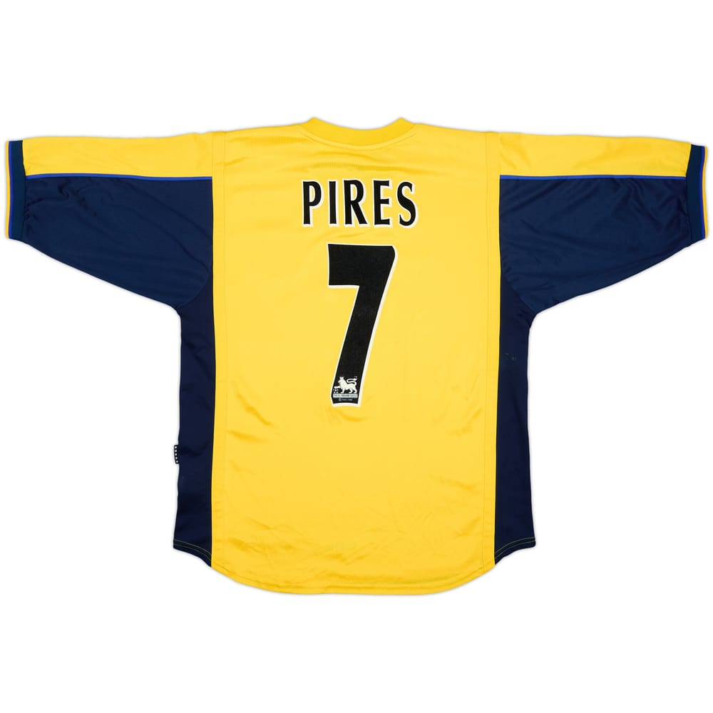 1999-01 Arsenal Away Shirt Pires #7 - 9/10 - (M)