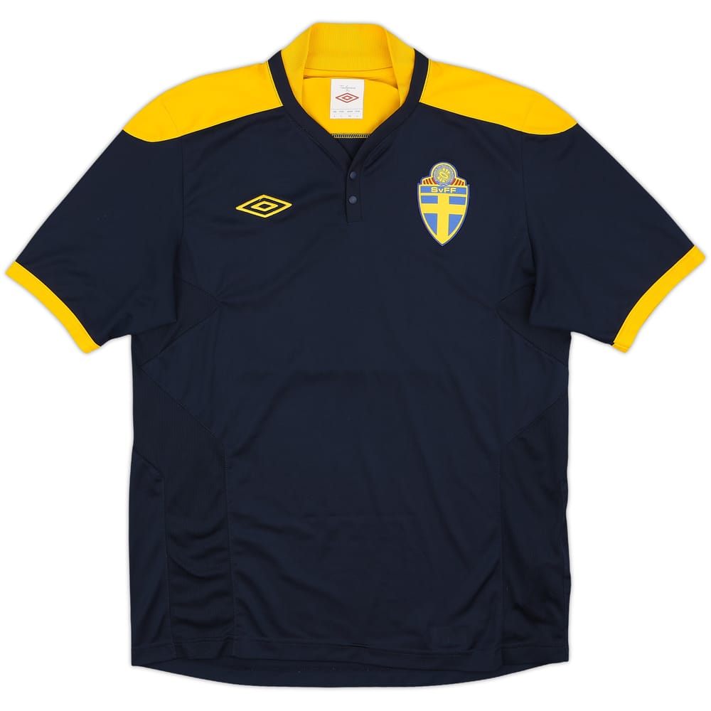 2010-11 Sweden Umbro Polo Shirt - 9/10 - (L)