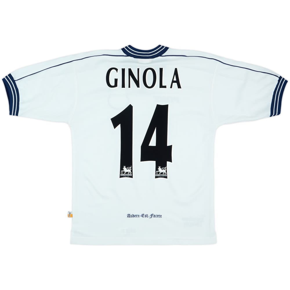 1997-99 Tottenham Home Shirt Ginola #14 - 7/10 - (S)