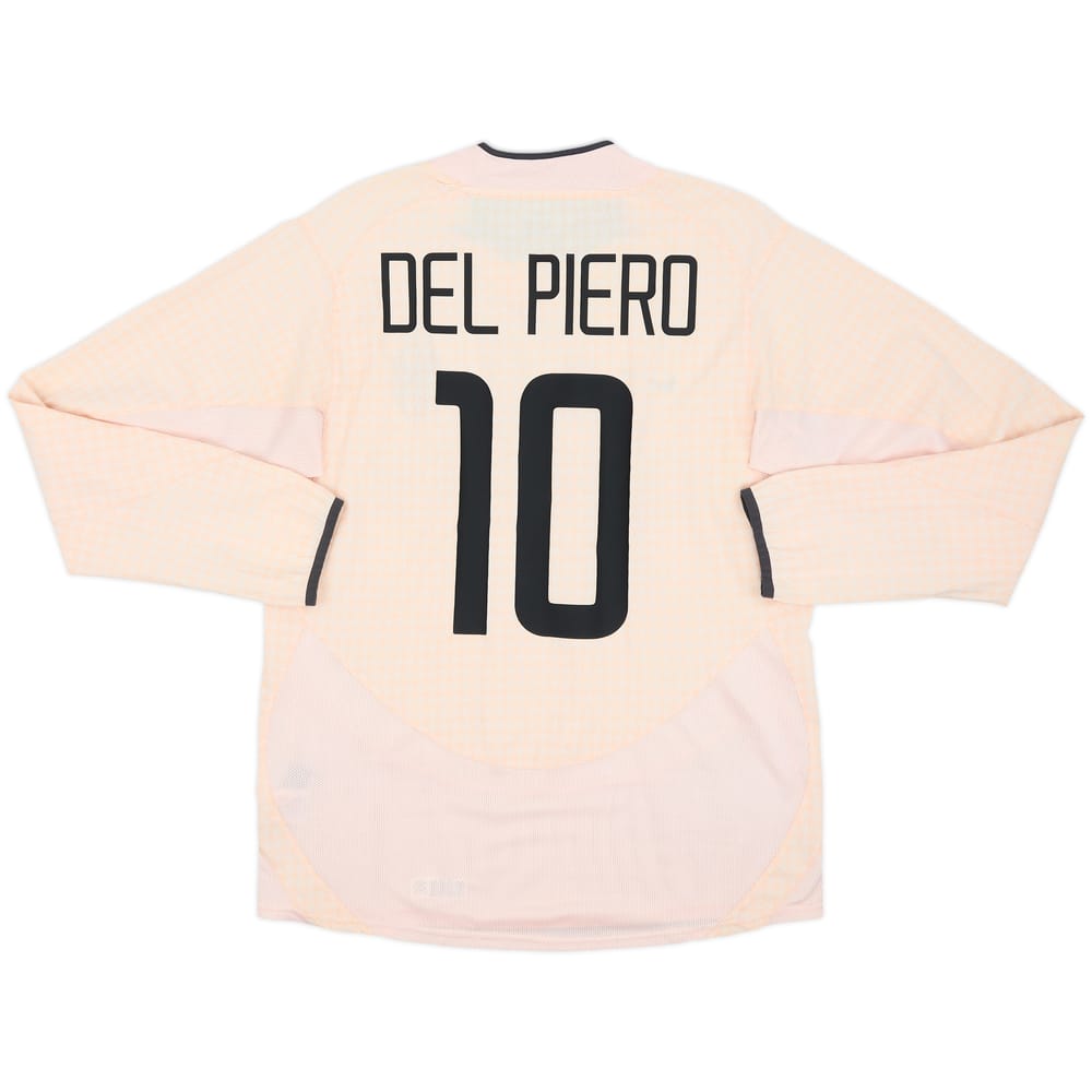 2003-04 Juventus Away L/S Shirt Del Piero #10 - 6/10 - (M)