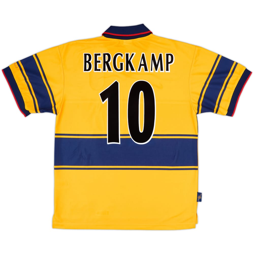 1997-99 Arsenal Away Shirt Bergkamp #10 - 10/10 - (L)