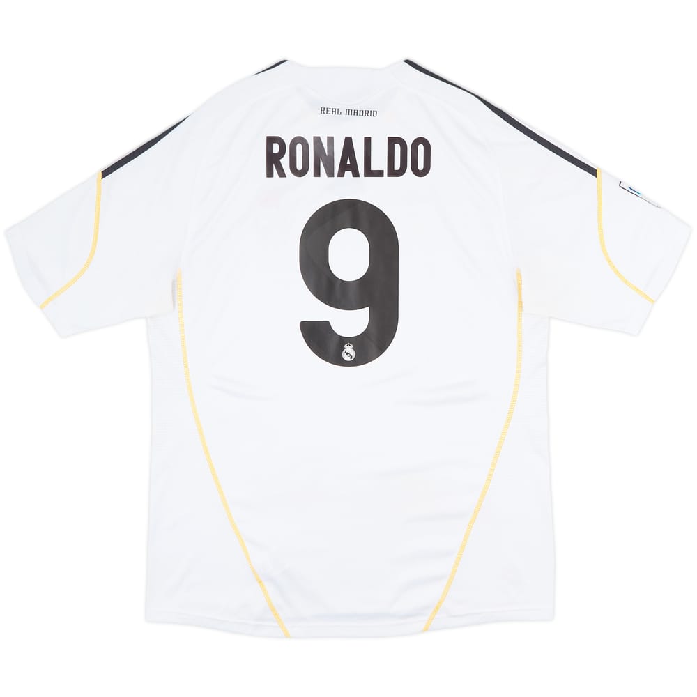 2009-10 Real Madrid Home Shirt Ronaldo #9 - 7/10 - (L)