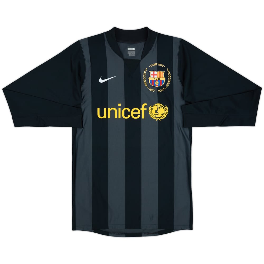 2007-08 Barcelona Player Issue GK Shirt - 10/10 - (S)