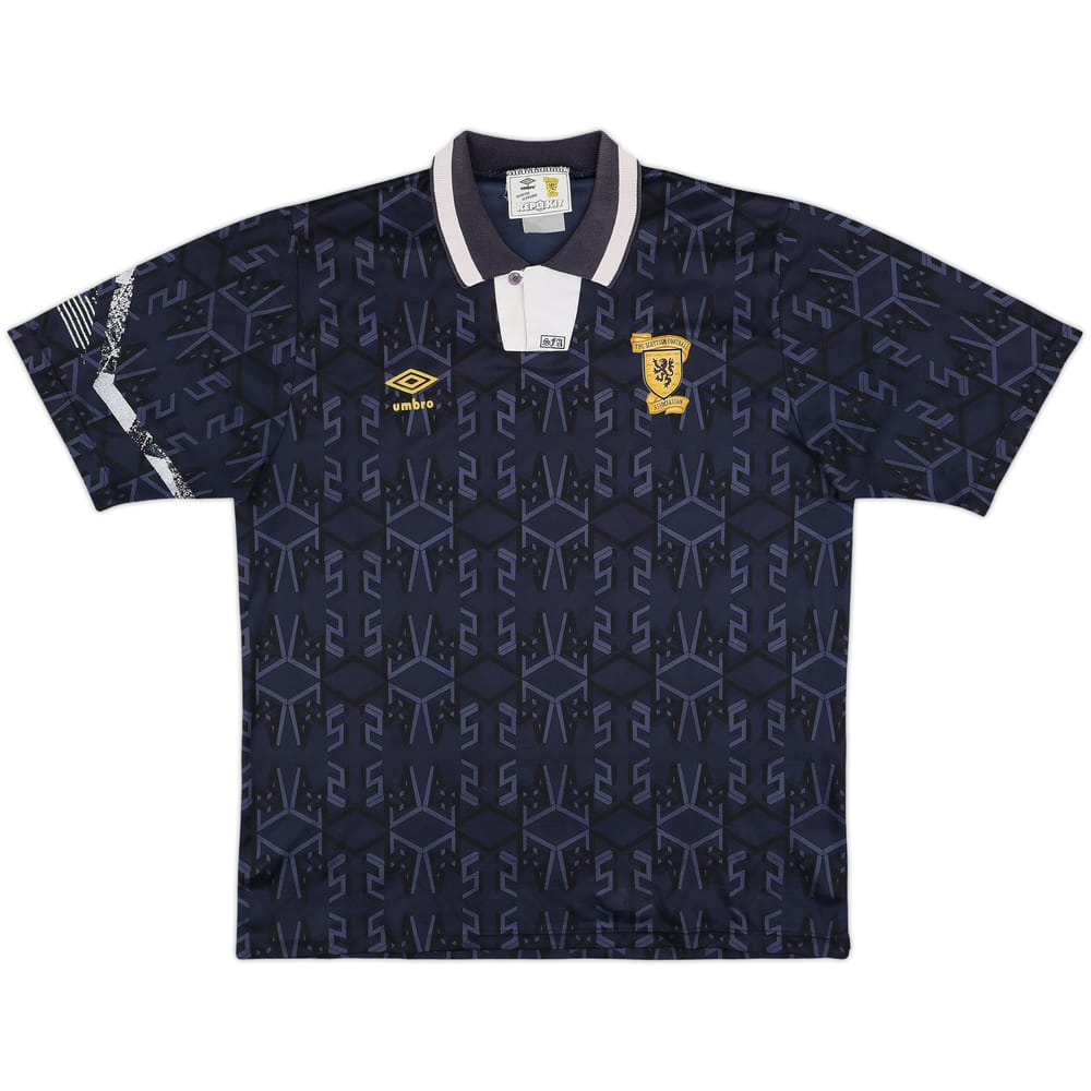 1991-94 Scotland Home Shirt - 8/10 - (L)