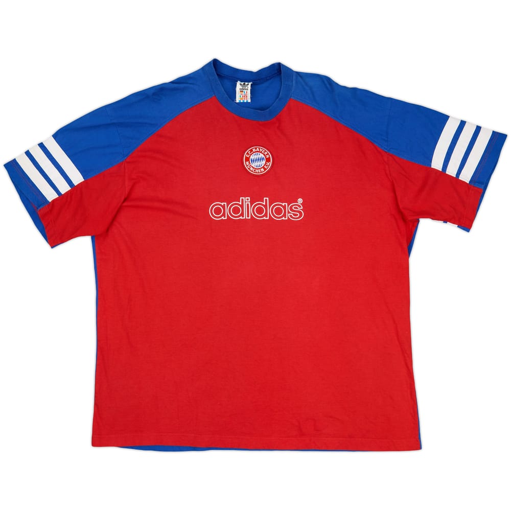 1995-96 Bayern Munich adidas Cotton Tee - 8/10 - (XL)