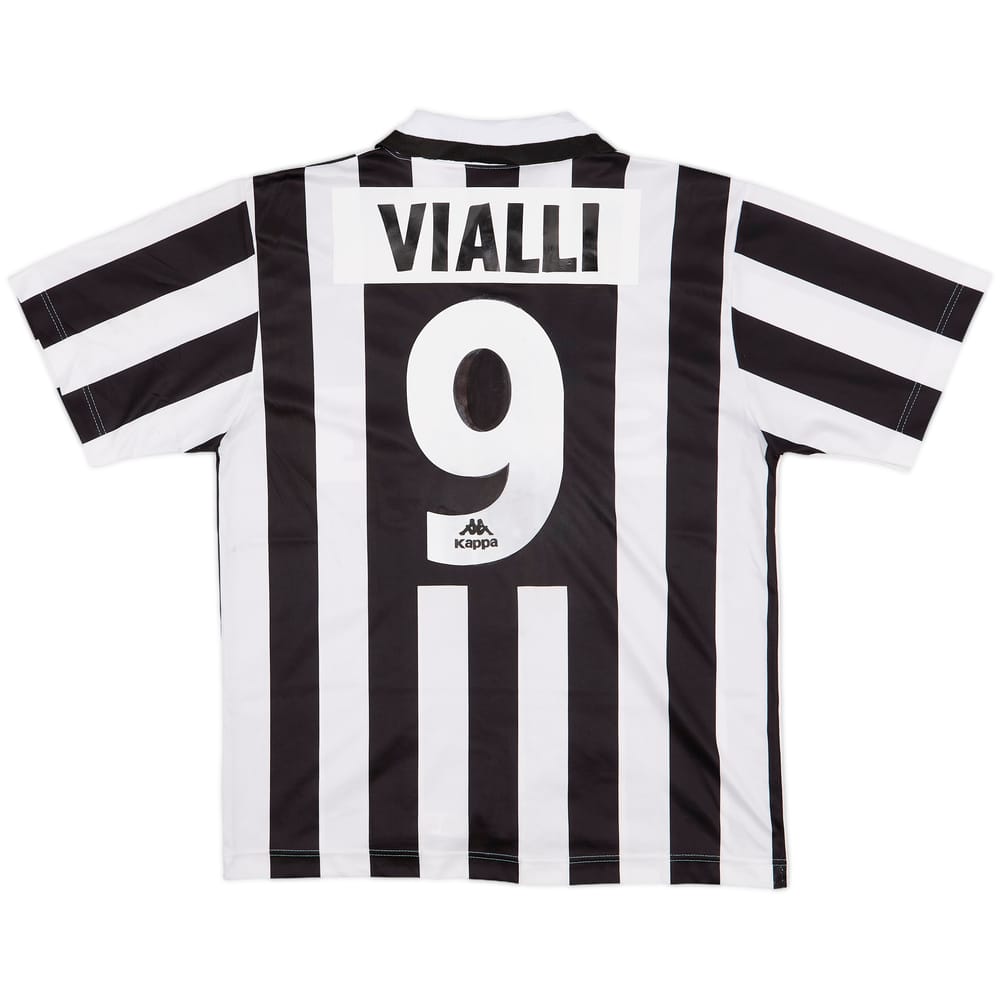 1995-97 Juventus Basic Home Shirt Vialli #9 - 6/10 - (M)