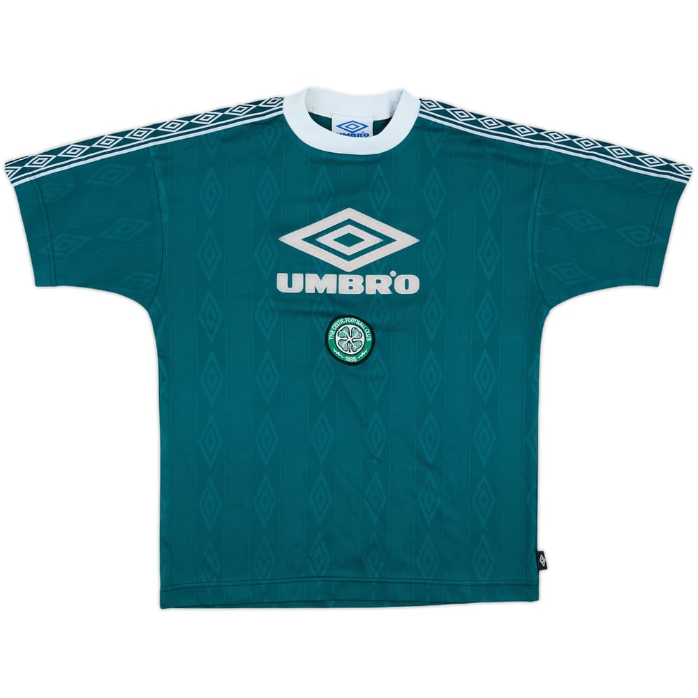 1994-95 Celtic Umbro Training Shirt - 8/10 - (L.Boys)