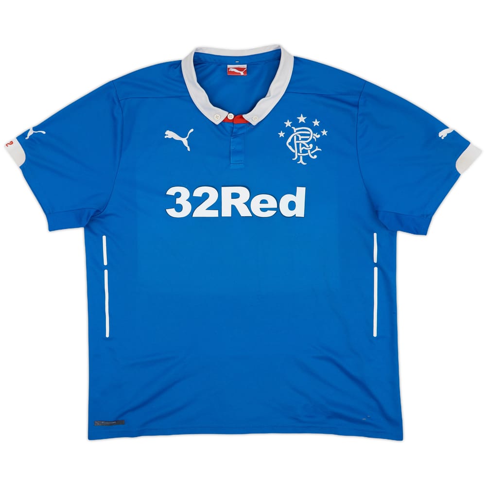 2014-15 Rangers Home Shirt - 7/10 - (XL)