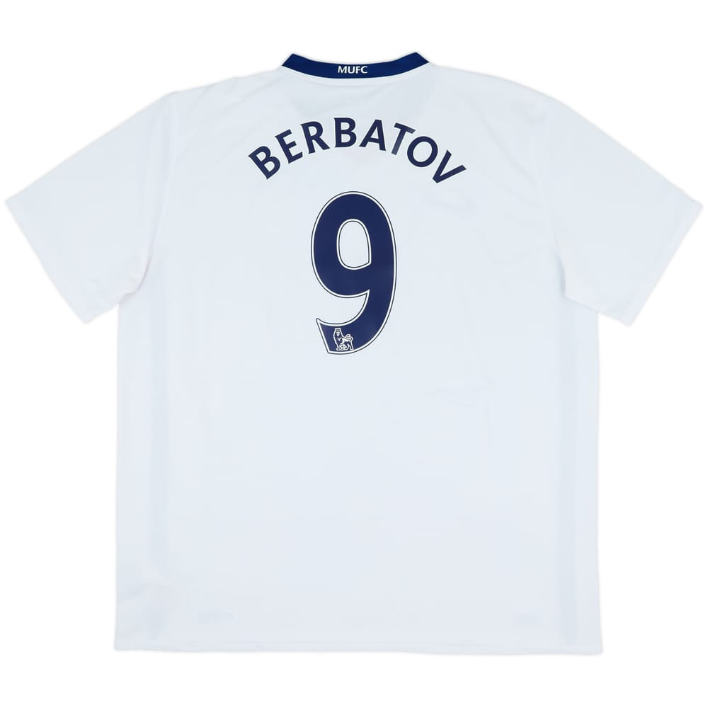 2008-10 Manchester United Away Shirt Berbatov #9 - 8/10 - (XXL)