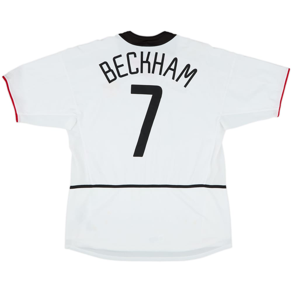 2002-03 Manchester United Away Shirt Beckham #7 - 3/10 - (L)