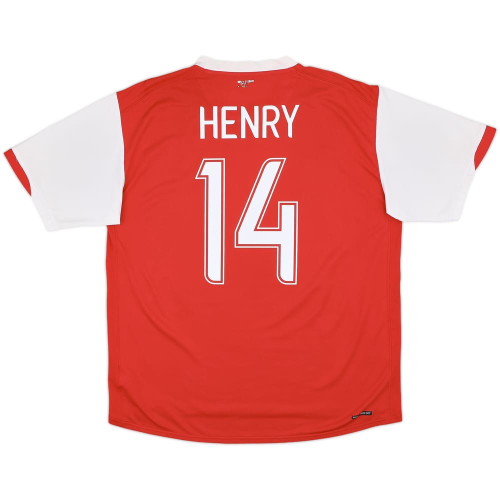 2006-08 Arsenal Home Shirt Henry #14 - 6/10 - (L)