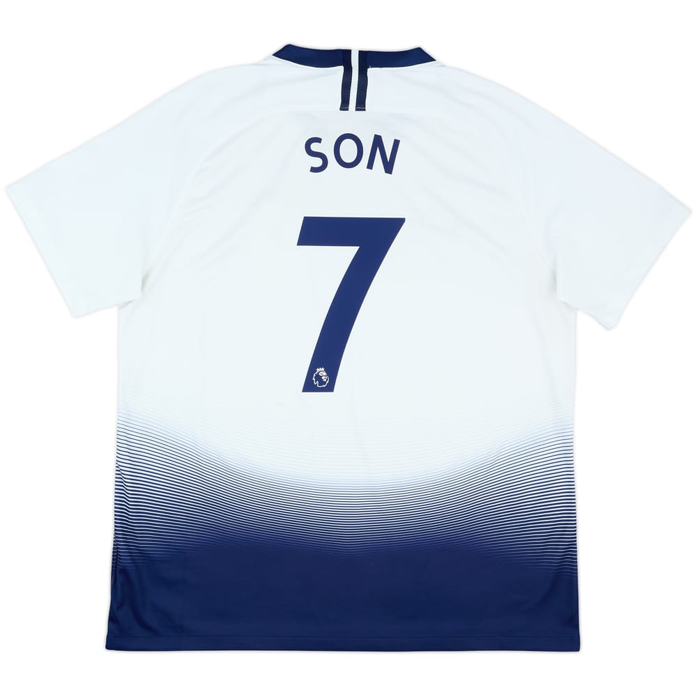 2018-19 Tottenham Home Shirt Son #7 - 8/10 - (XL)