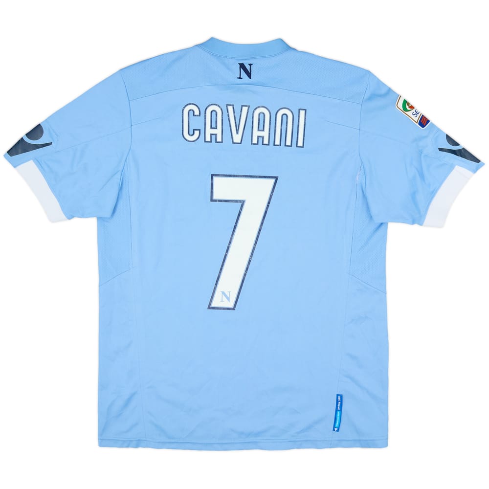 2010-11 Napoli Home Shirt Cavani #7 - 6/10 - (M)