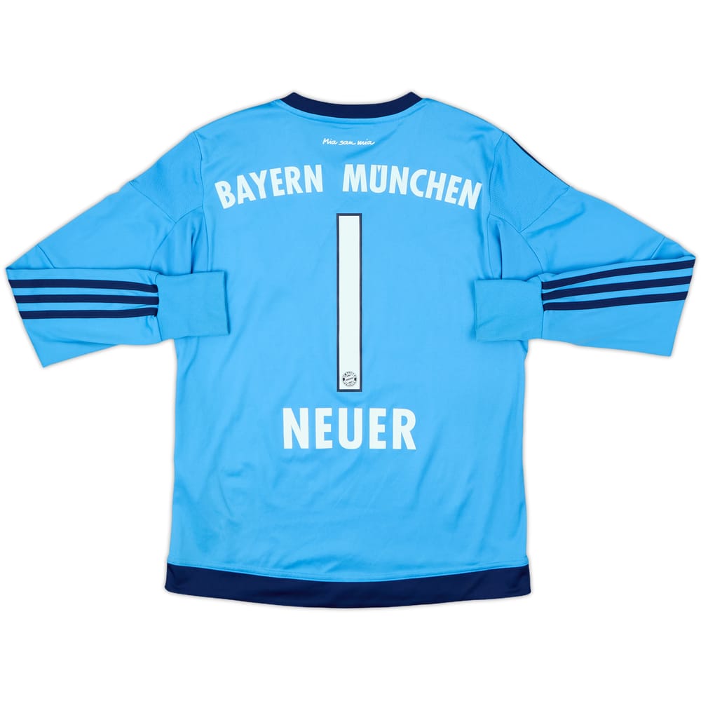 2015-16 Bayern Munich GK Shirt Neuer #1 - 8/10 - (L.Boys)