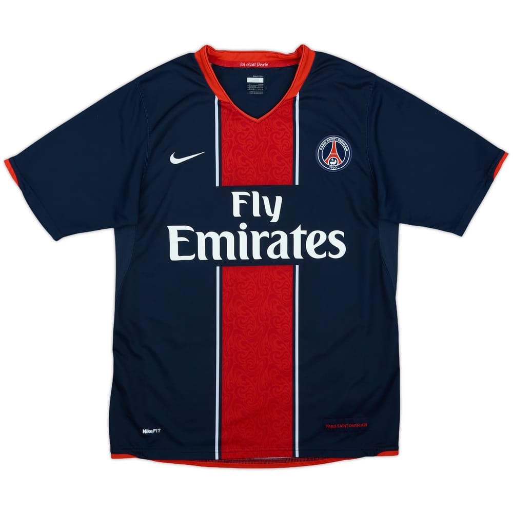 2007-08 Paris Saint-Germain Home Shirt - 8/10 - (S)