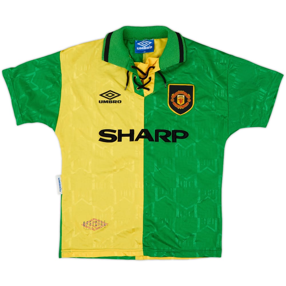 1992-94 Manchester United Third Shirt - 6/10 - (L.Boys)