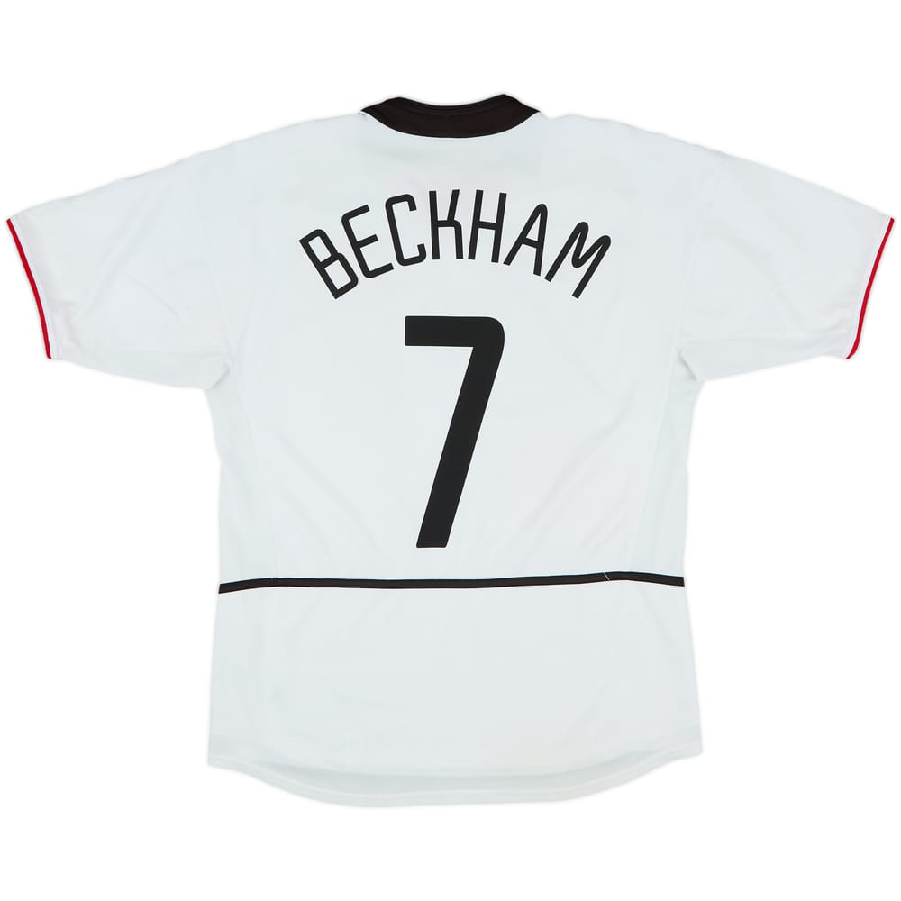 2002-03 Manchester United Away Shirt Beckham #7 - 7/10 - (M)