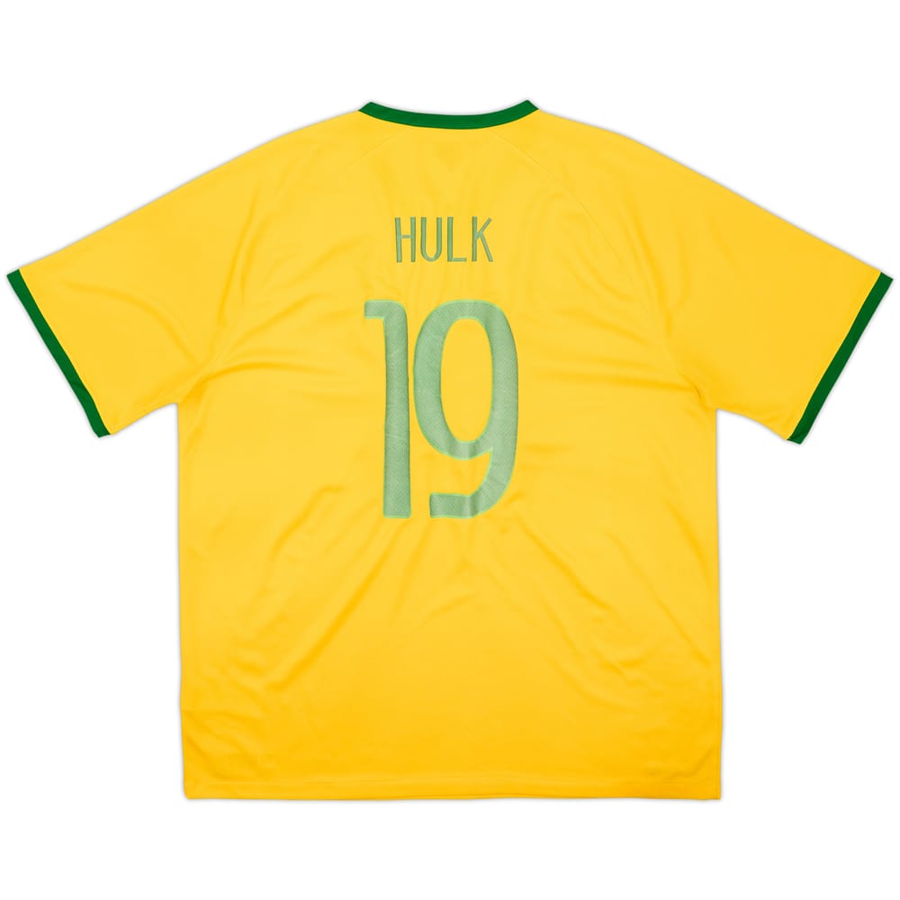 2014-15 Brazil Home Shirt Hulk #19 - 6/10 - (XL)