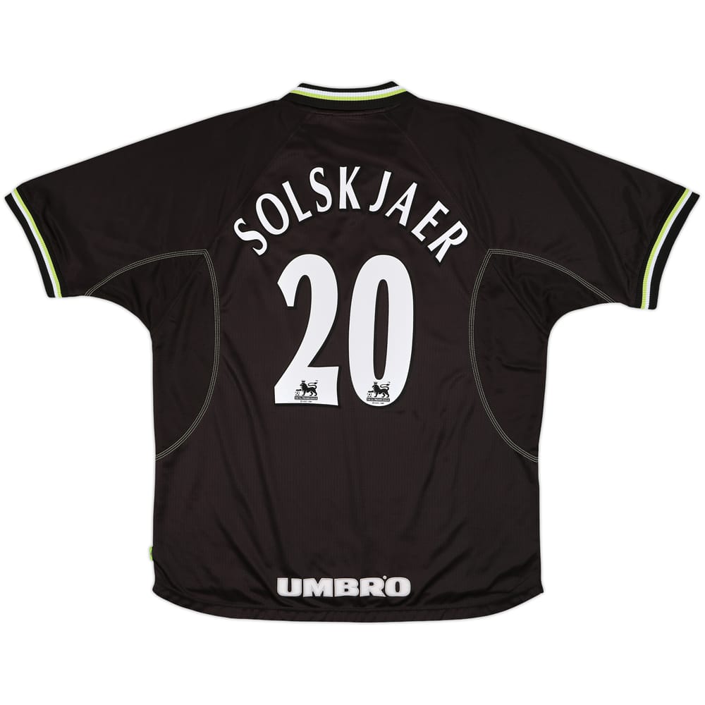 1998-99 Manchester United Third Shirt Solskjaer #20 - 10/10 - (XXL)