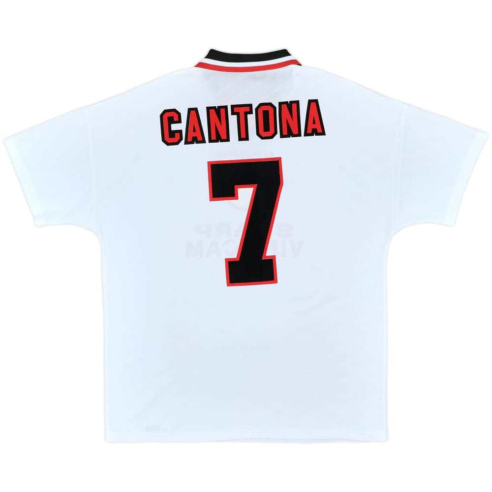 1996-97 Manchester United Away Shirt Cantona #7 - 9/10 - (XL)