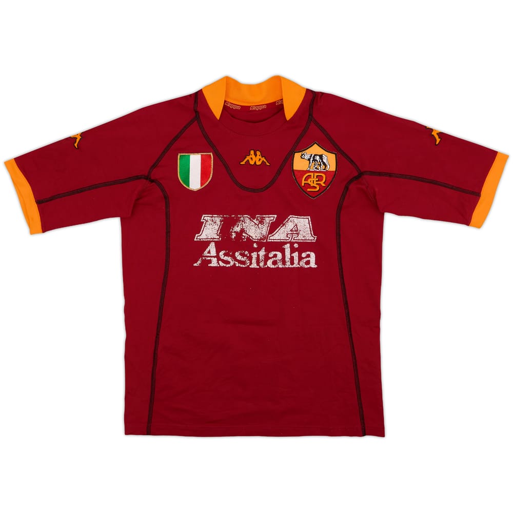 2001-02 Roma Home Shirt - 4/10 - (S)