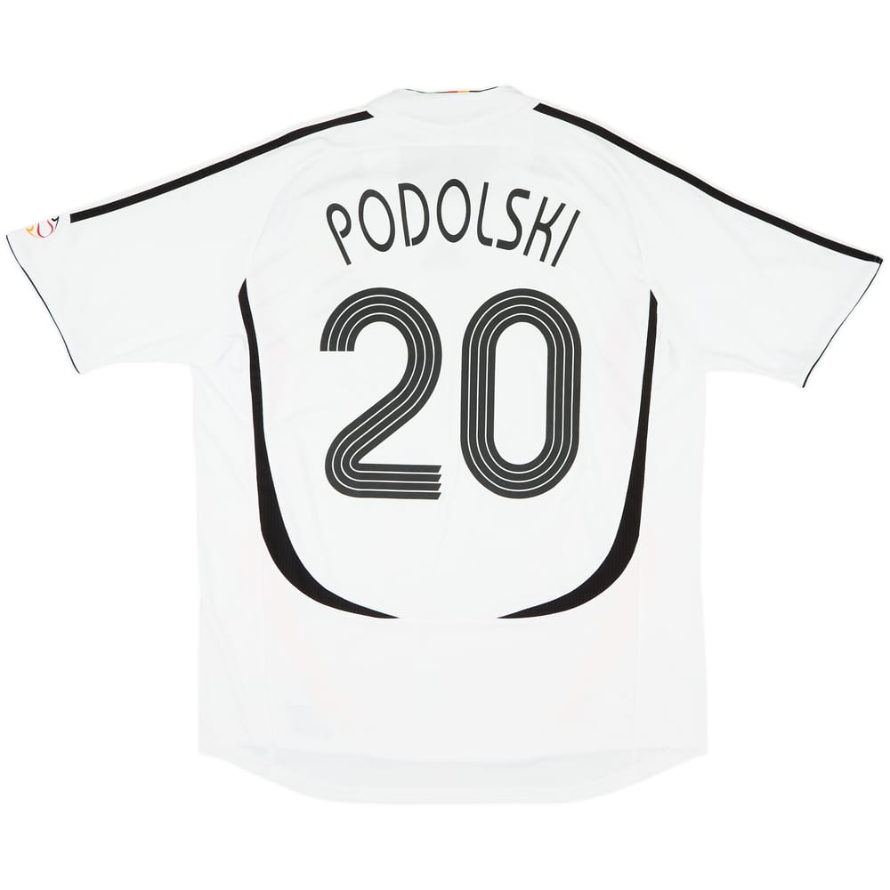 2005-07 Germany Home Shirt Podolski #20 - 9/10 - (XL)