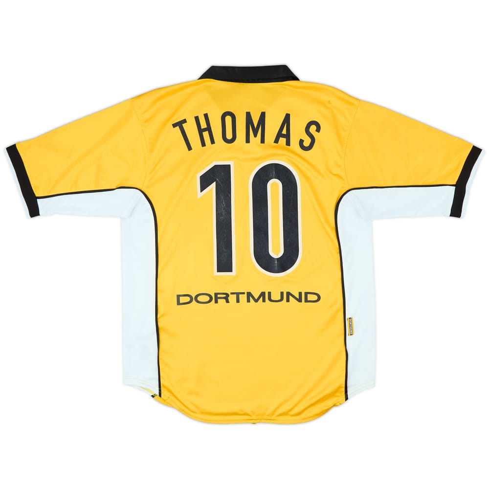 1998-00 Borussia Dortmund Home Shirt Thomas #10 - 7/10 - (M)