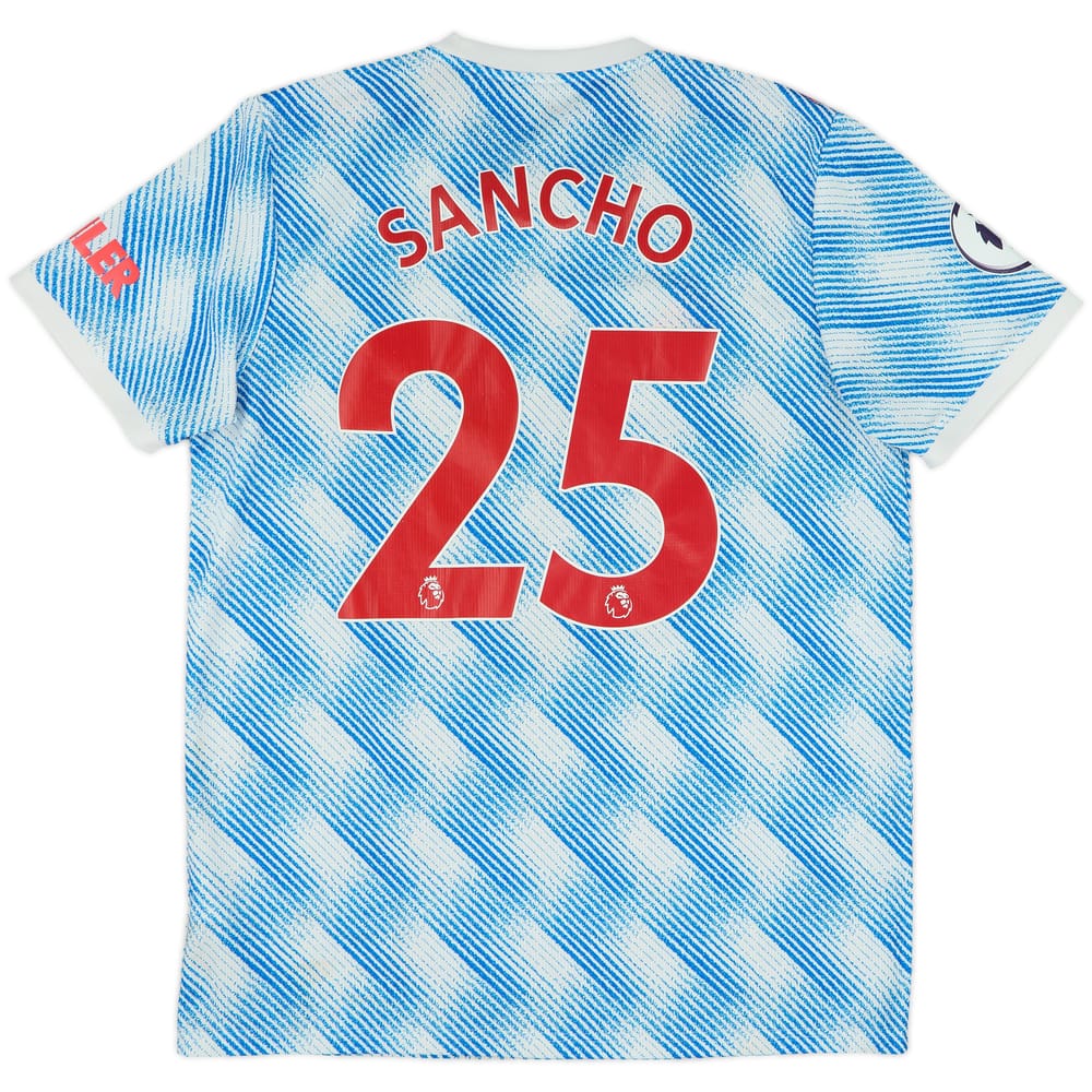 2021-22 Manchester United Away Shirt Sancho #25 - 9/10 - (L)