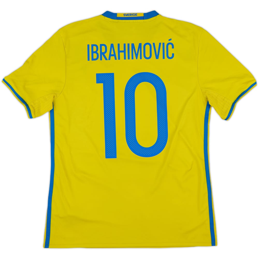 2016-17 Sweden Home Shirt Ibrahimovic #10 - 6/10 - (M)