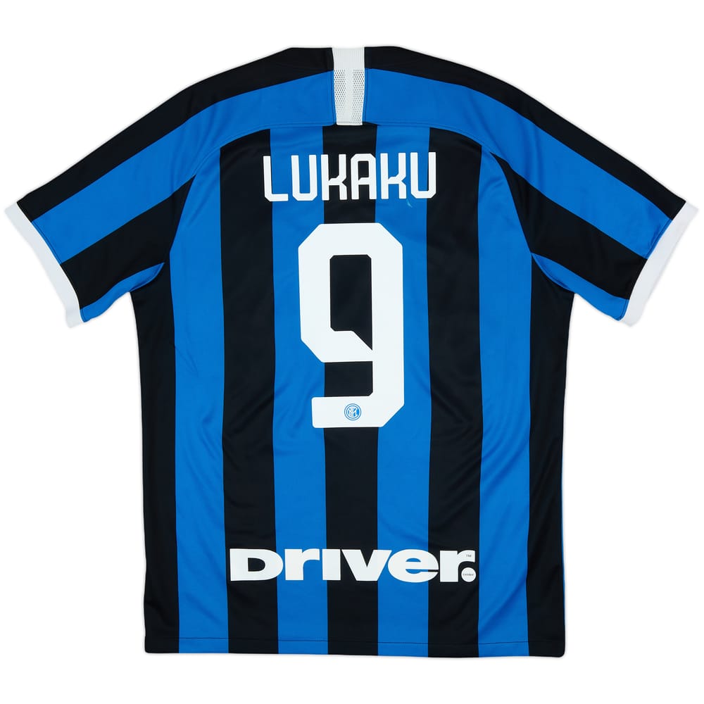 2019-20 Inter Milan Home Shirt Lukaku #9 - 7/10 - (L)