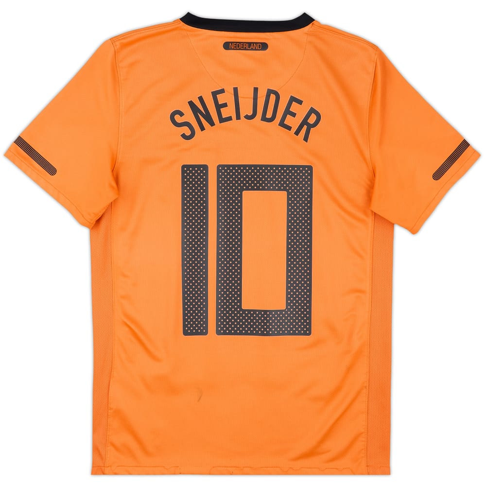 2010-11 Netherlands Home Shirt Sneijder #10 - 5/10 - (S)