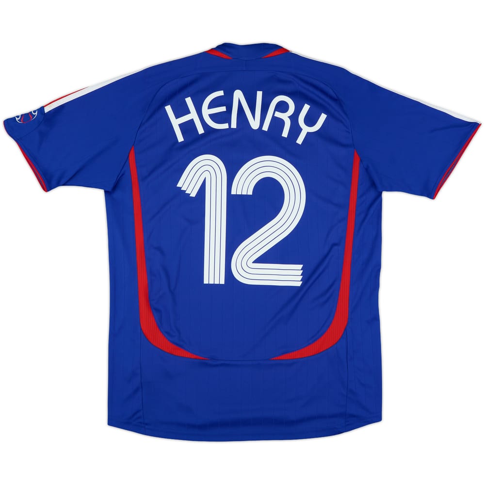 2006-07 France Home Shirt Henry #12 - 9/10 - (M)