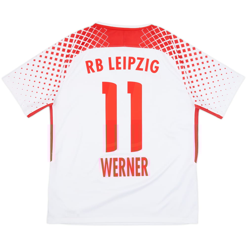 2017-18 RB Leipzig Home Shirt Werner #11 - 7/10 - (L)