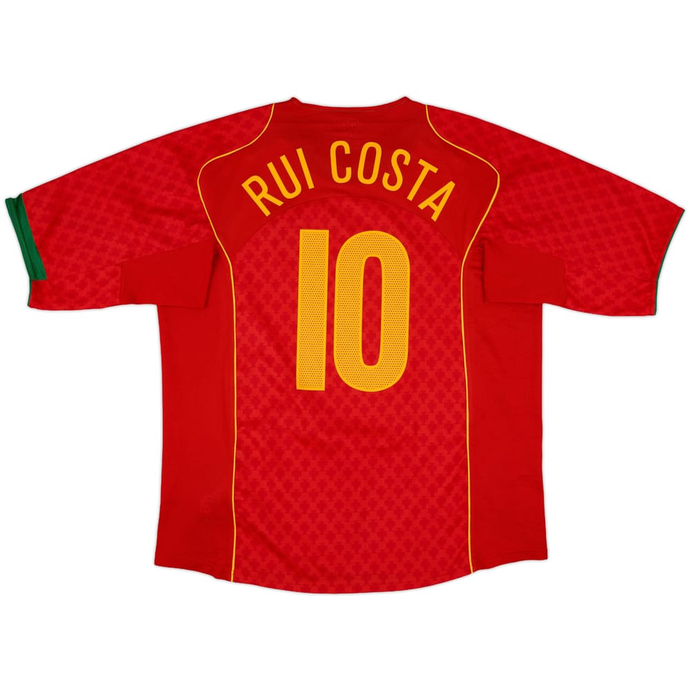 2004-06 Portugal Home Shirt Rui Costa #10 - 10/10 - (XL)