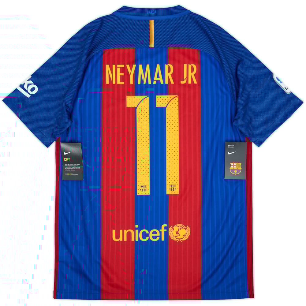 2016-17 Barcelona Home Shirt Neymar Jr #11 (M)