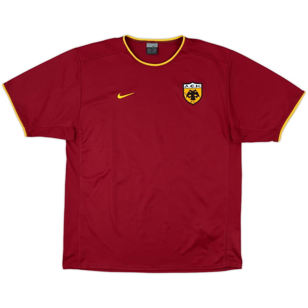 2002-03 AEK Athens Away Shirt - 8/10 - (L)