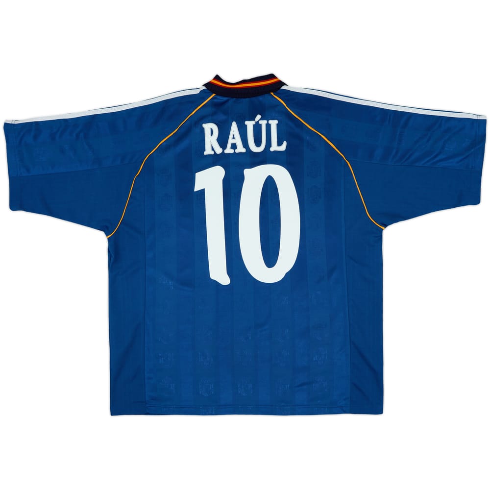 1999-00 Spain Away Shirt Raul #10 - 10/10 - (XL)