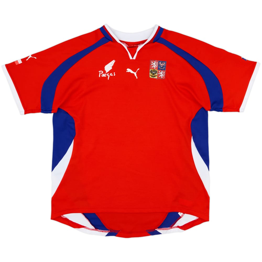 2000-02 Czech Republic Basic Home Shirt - 6/10 - (L)