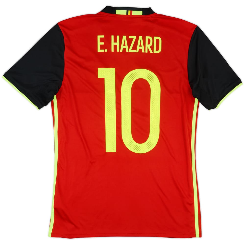 2016-17 Belgium Home Shirt E.Hazard #10 - 8/10 - (S)