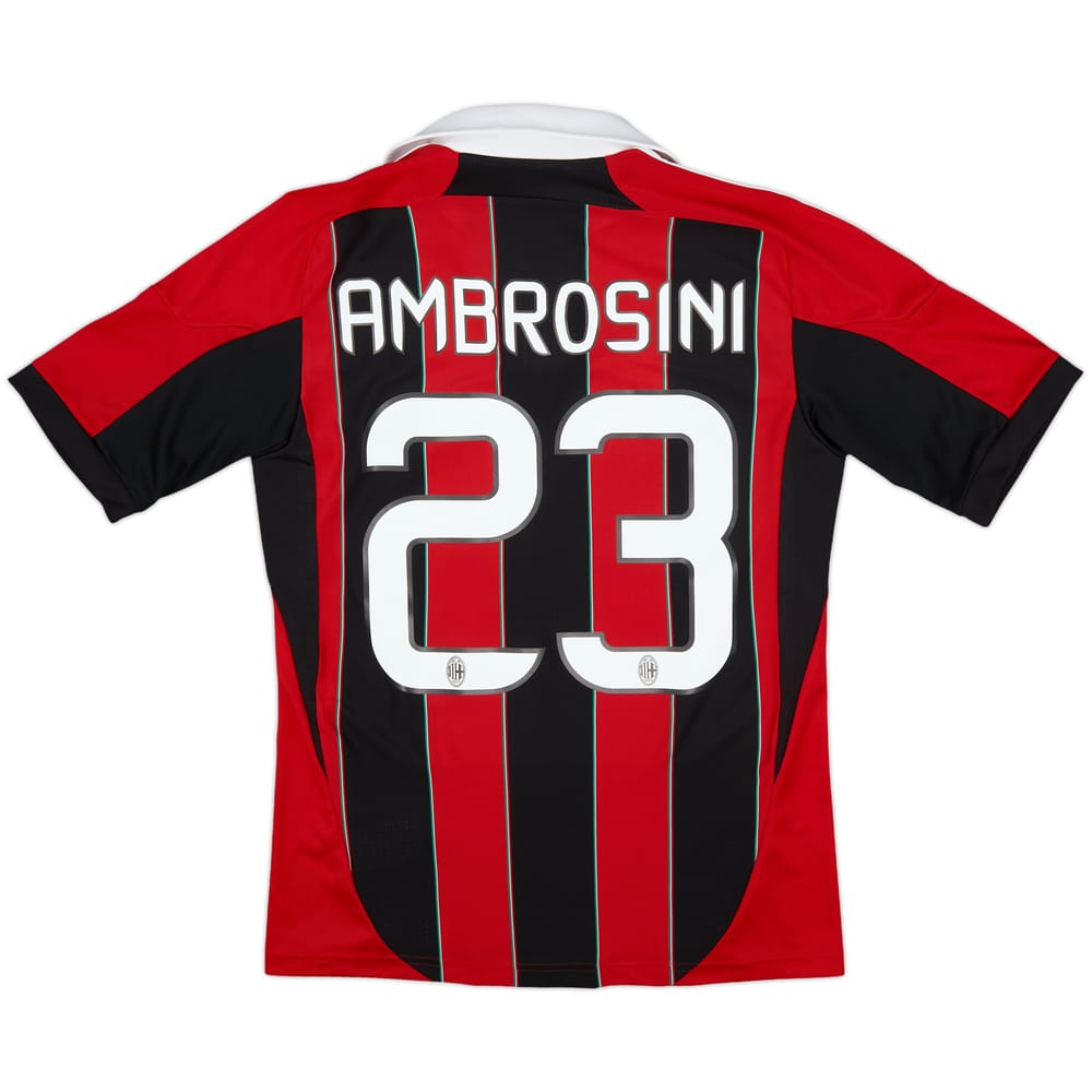2012-13 AC Milan Home Shirt Ambrosini #23 - 9/10 - (S)