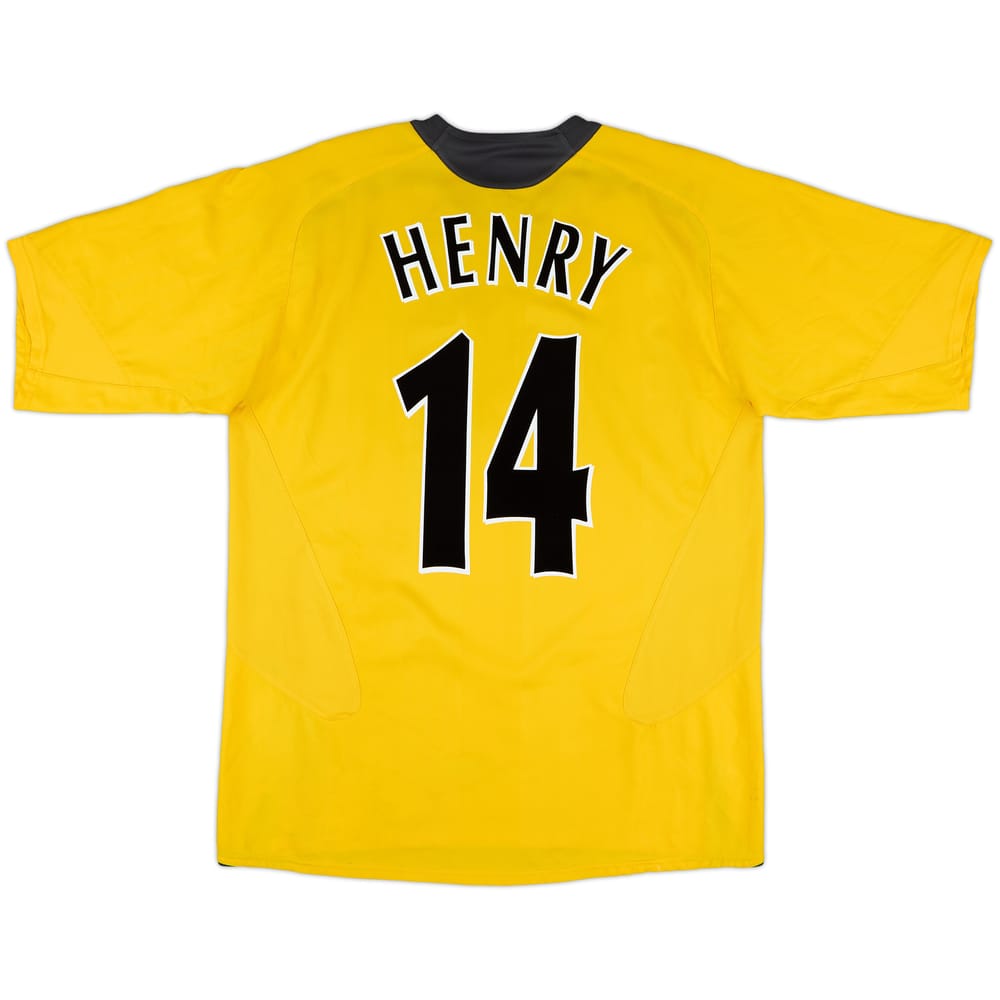 2005-06 Arsenal Away Shirt Henry #14 - 6/10 - (L)