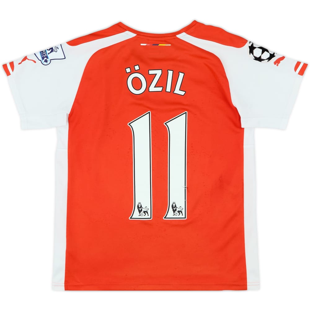 2014-15 Arsenal Home Shirt Ozil #11 - 6/10 - (XL.Boys)