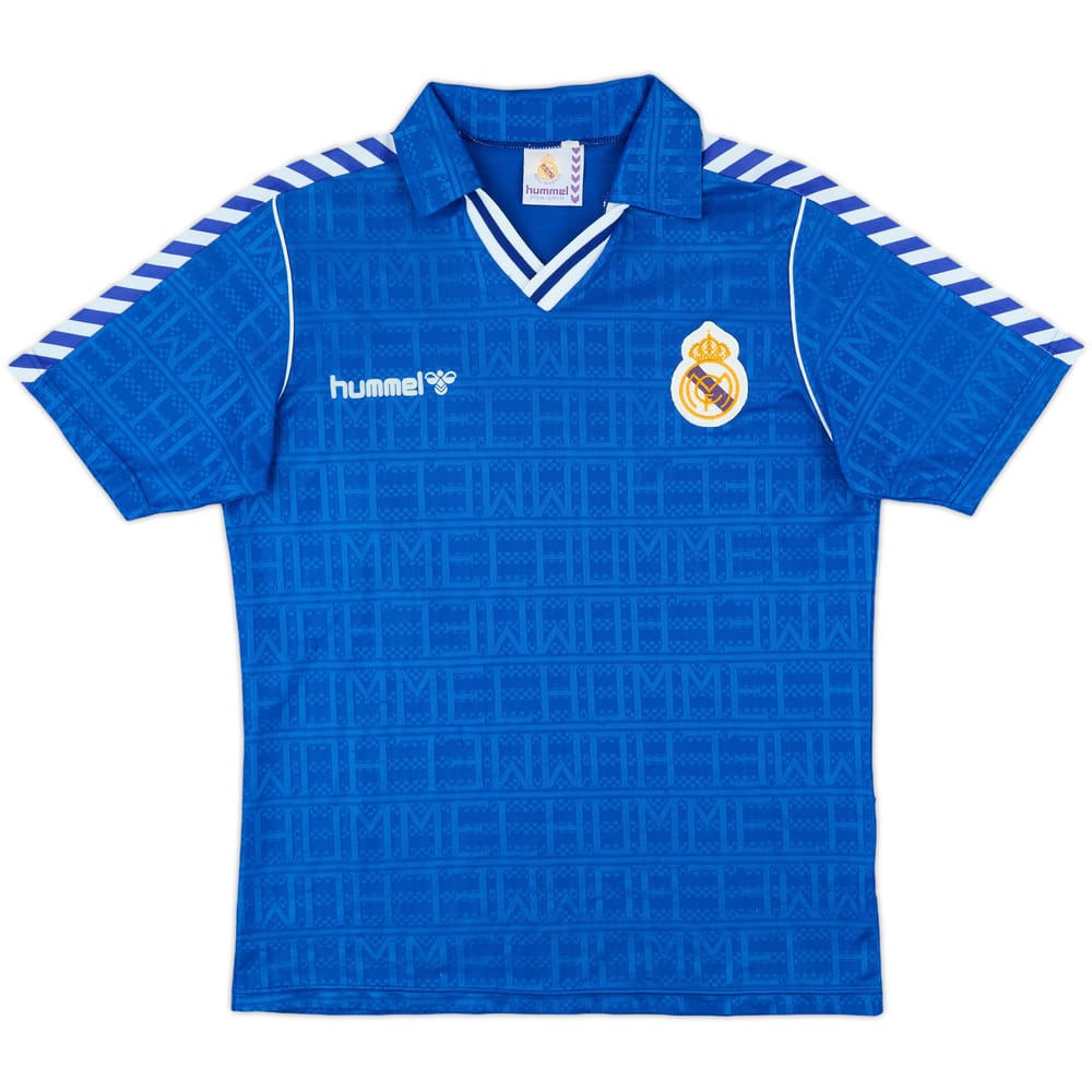 1988-89 Real Madrid Away Shirt - 9/10 - (XL)