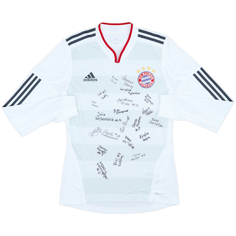 2010-11 Bayern Munich Signed Player Issue Away L/S Shirt - 8/10 - (S)